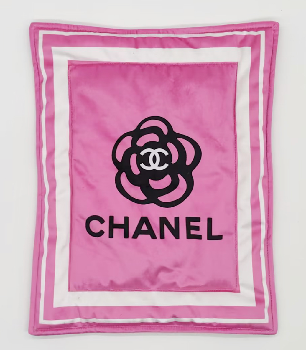 BAWNEL TAPPETINO DI FLANELLA PER CANI ROSA DI LUSSO