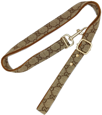 Gucy Beige Harness & Leash Set