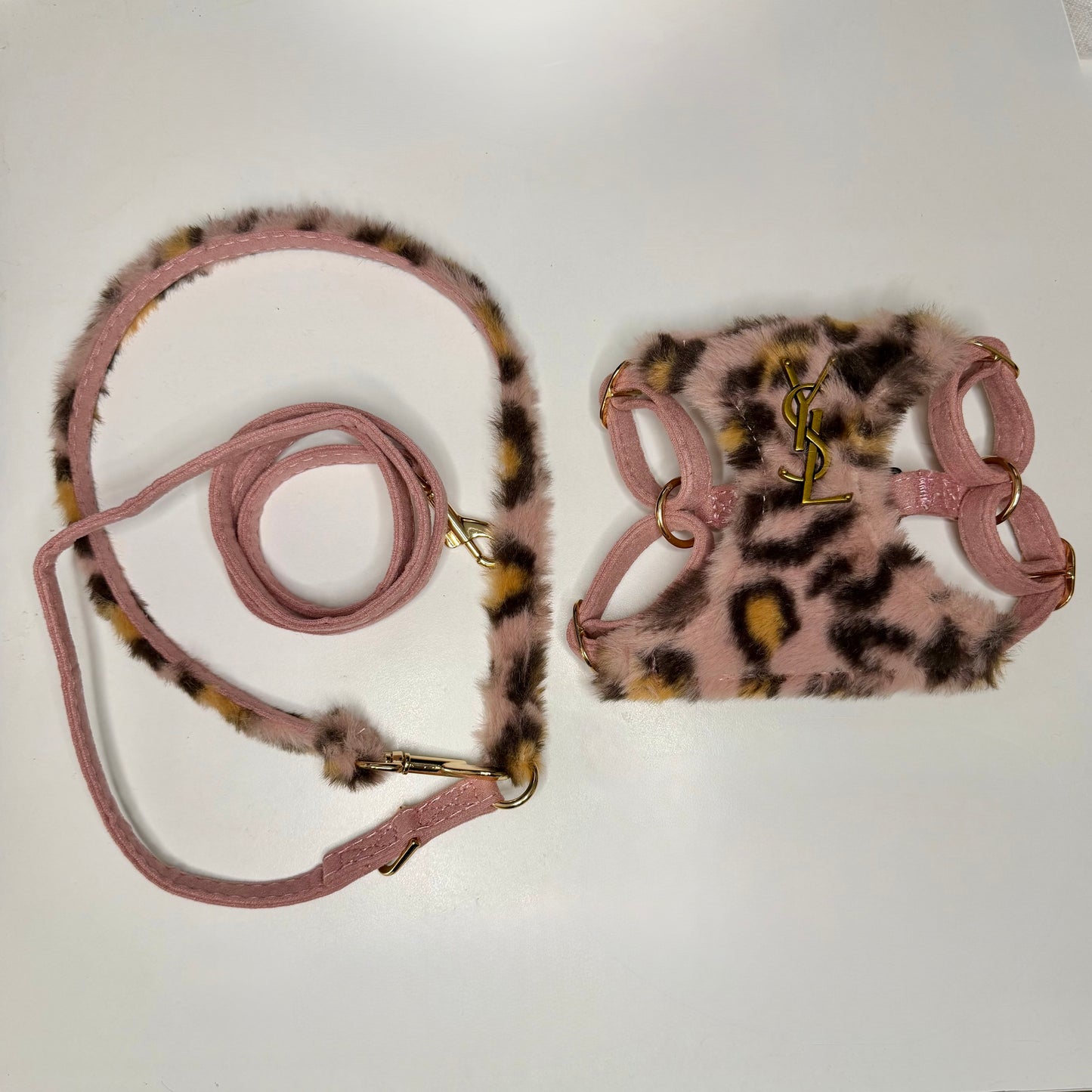 YSLEOPARD HARNESS & LEASH SET