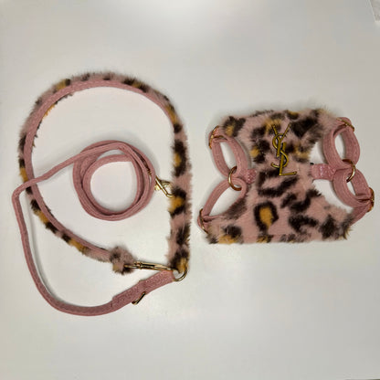 YSLEOPARD HARNESS & LEASH SET