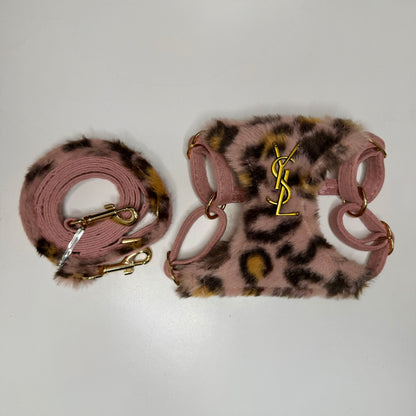 YSLEOPARD HARNESS & LEASH SET