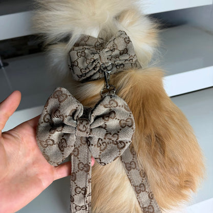 GiGi Bow harness & leash set