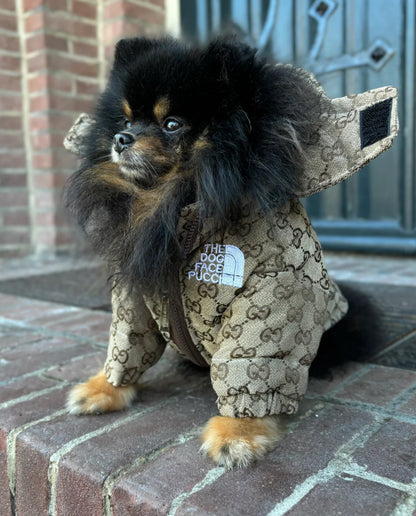 GG LUXURY DOG FACE COAT