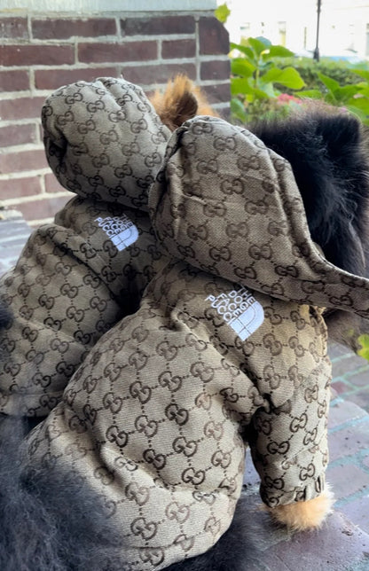 GG LUXURY DOG FACE COAT