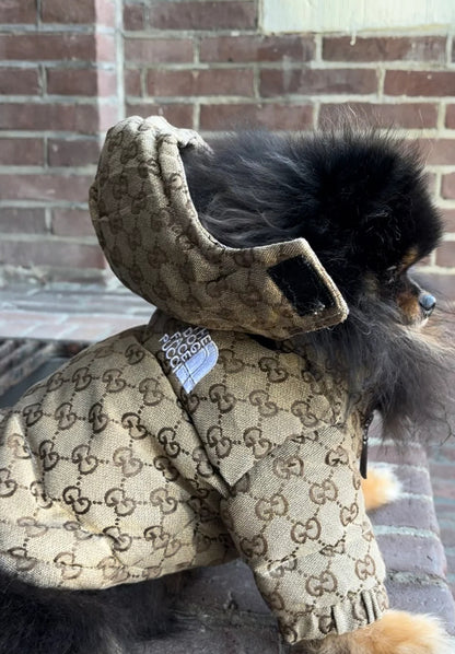 GG LUXURY DOG FACE COAT