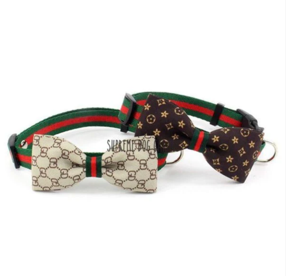 GUVICI CLASSIC BOW TIE COLLAR & LEASH