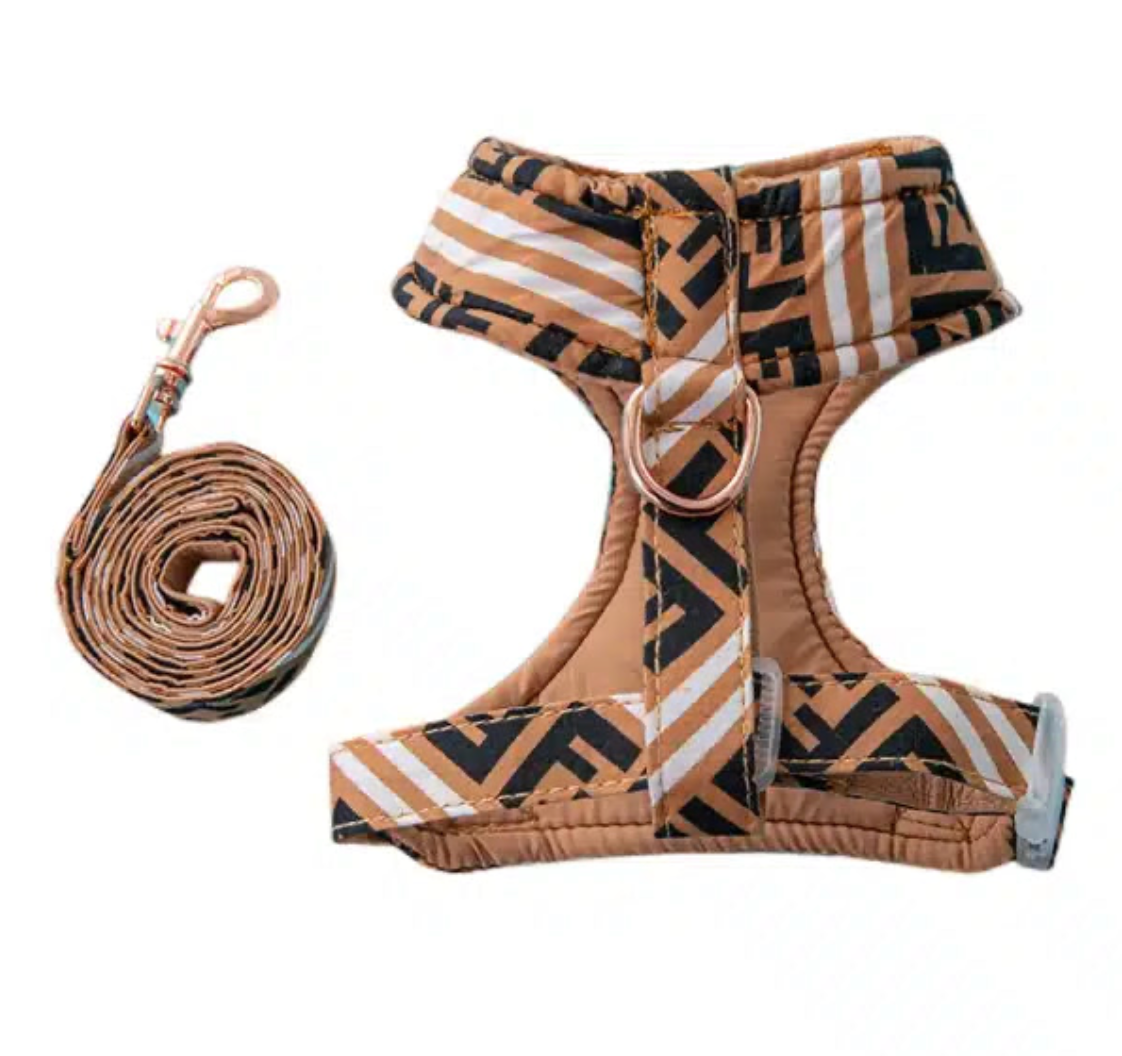 PAWVELVET HARNESS & LEASH