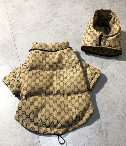 GG LUXURY DOG FACE COAT