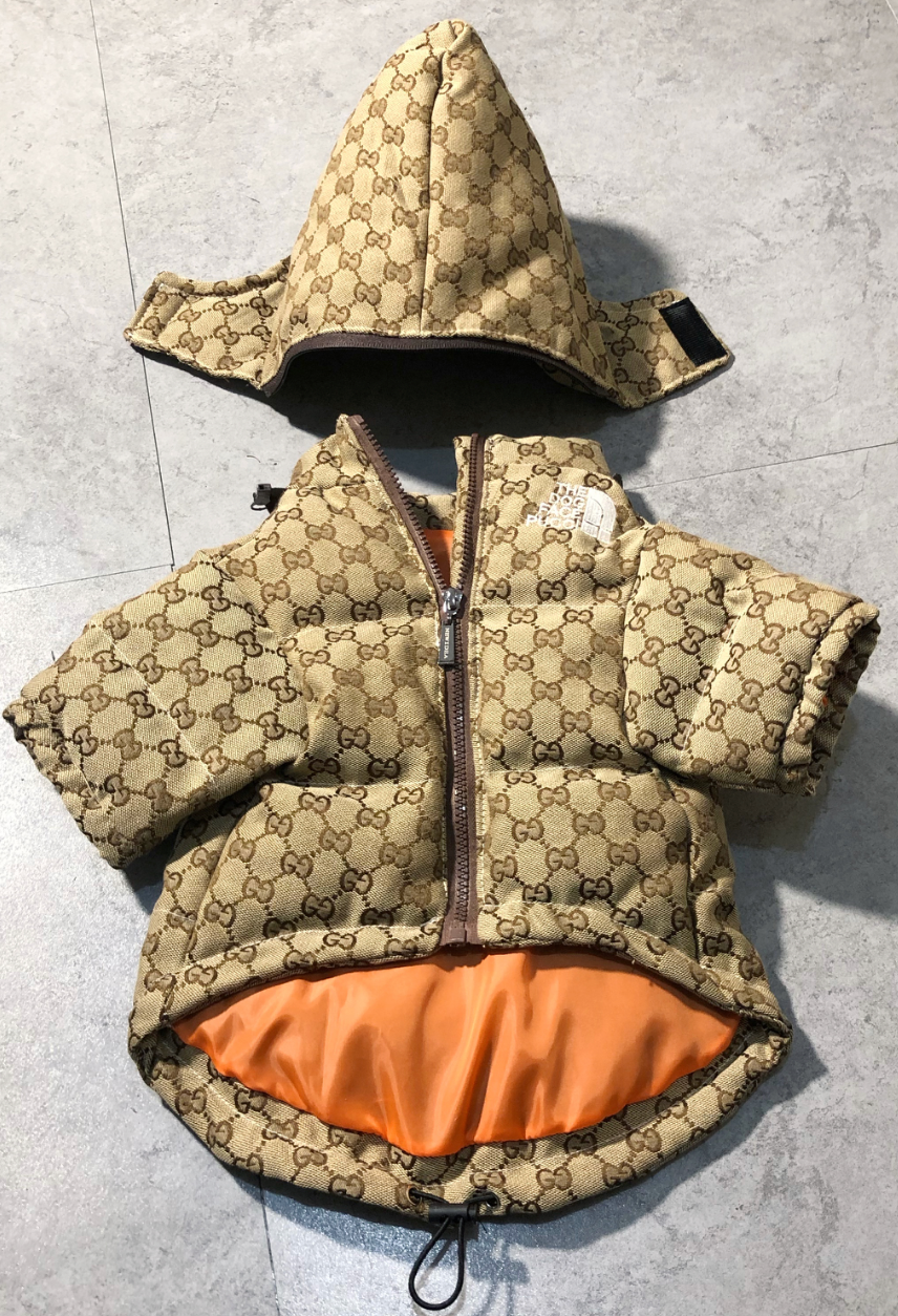 GG LUXURY DOG FACE COAT