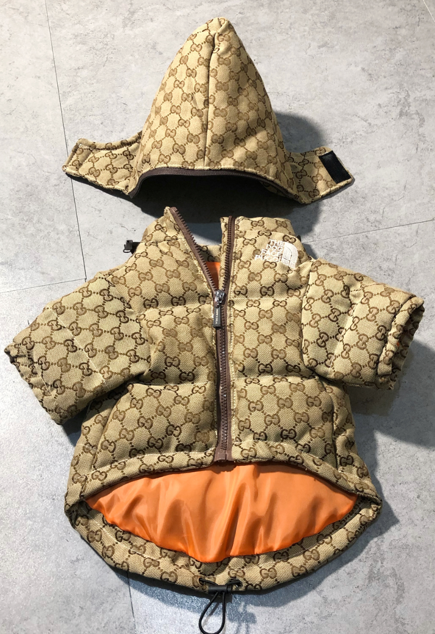 GG LUXURY DOG FACE COAT