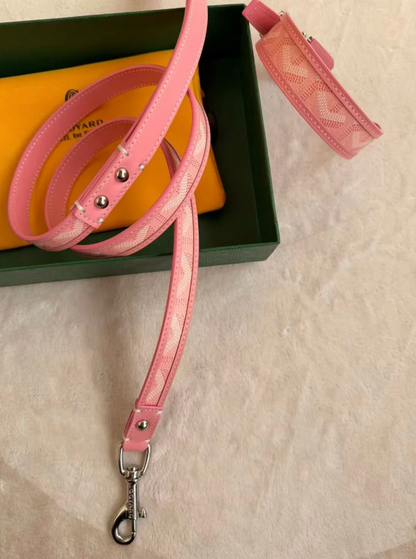 GOYY PINK COLLAR & LEASH SET